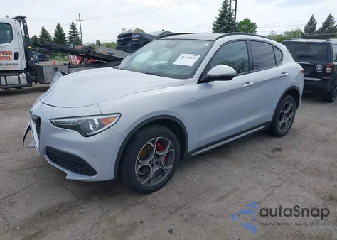 2023 Alfa Romeo Stelvio Ti Awd from USA, damaged, VIN ZASPAKBN6P7D57689